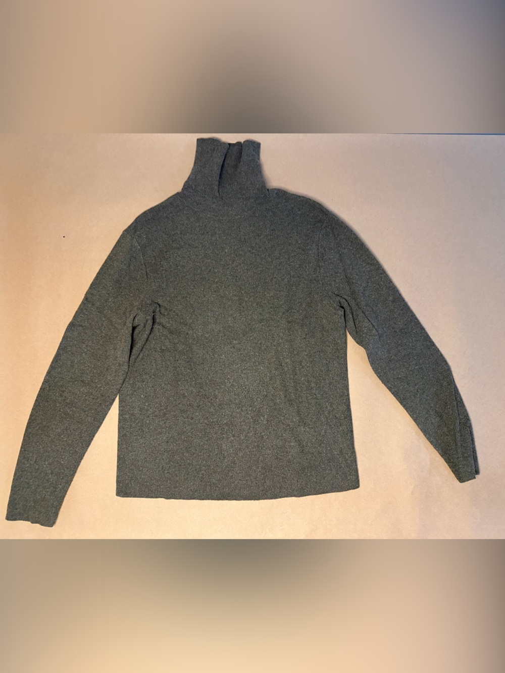 Men's Turtleneck Neck Sweater - Olive Green